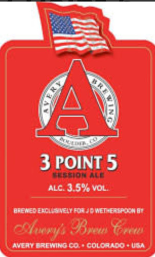 J D Wetherspoon 3 Point 5