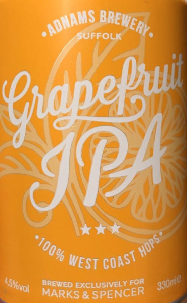 Marks & Spencer Stores Grapefruit IPA