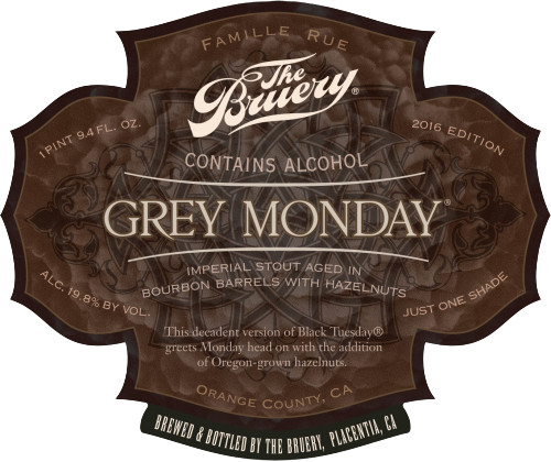 The Bruery Grey Monday (2016)