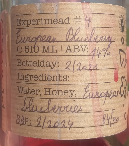 De Mederie Experimead #4 - European Blueberry