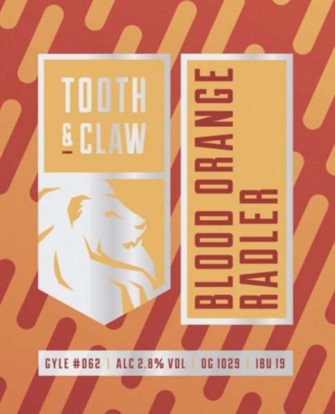 Tooth & Claw Blood Orange Radler