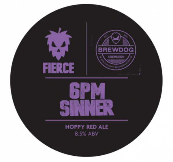 Fierce Beer Co 6pm Sinner - Collabfest 2018 BrewDog Aberdeen