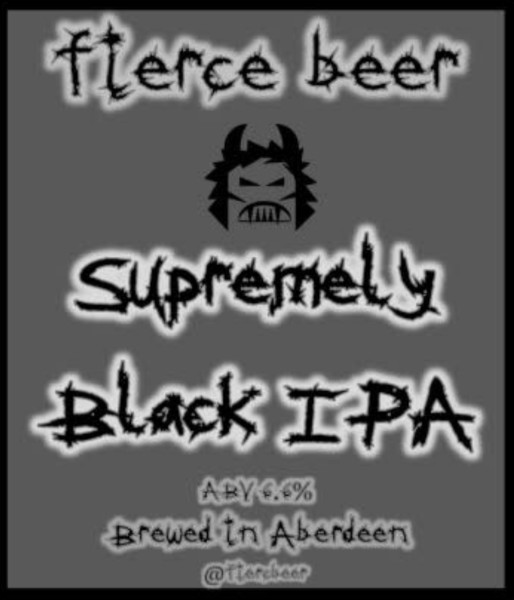 Fierce Beer Co Supremely Black IPA