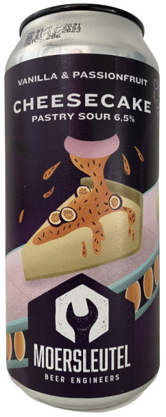 Moersleutel Craft Brewery Vanilla & Passionfruit Cheesecake