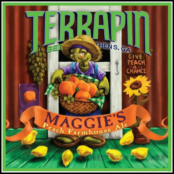 Terrapin Beer Company Maggie's Peach Farmhouse Ale