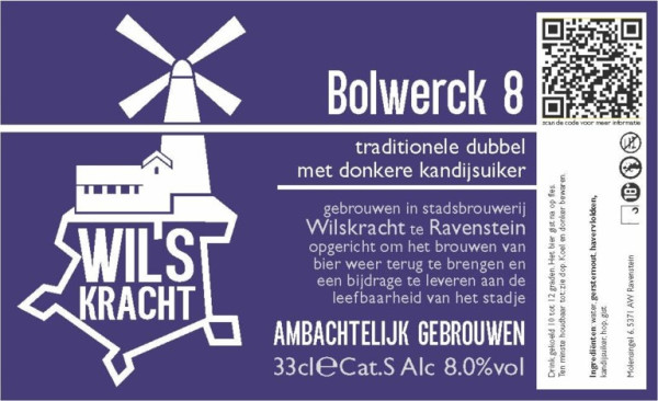Wilskracht Stadsbrouwerij Ravenstein Bolwerck 8