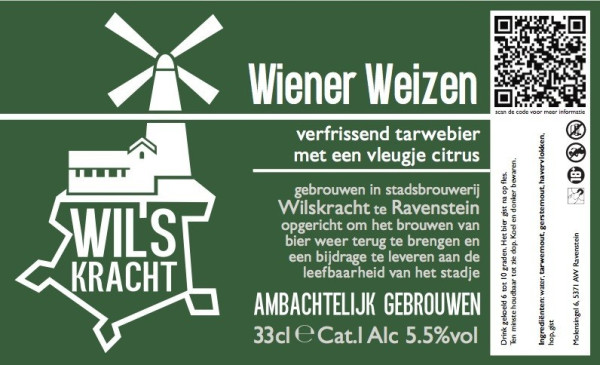 Wilskracht Stadsbrouwerij Ravenstein Wiener Weizen