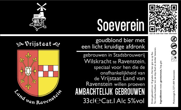Wilskracht Stadsbrouwerij Ravenstein Soeverein
