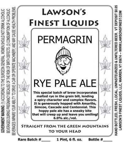 Lawson's Finest Liquids Permagrin Rye Pale Ale