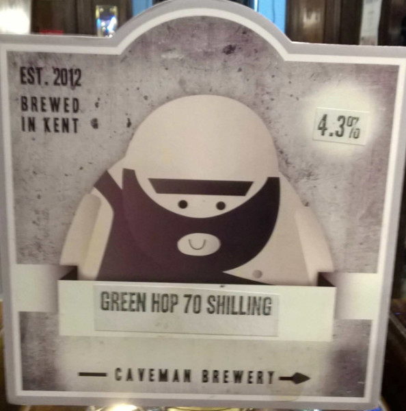 Caveman Brewery Green Hop 70 Shilling