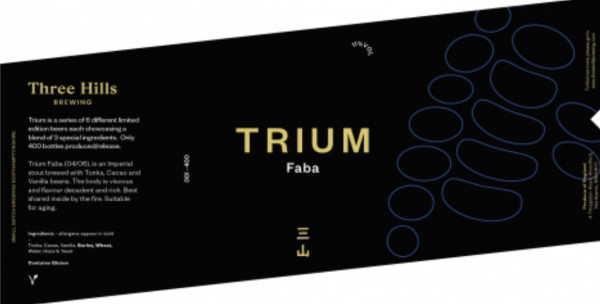 Three Hills Brewing Trium Faba