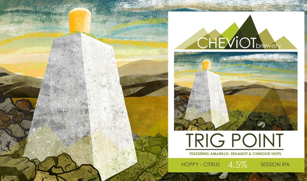 Cheviot Brewery Trig Point