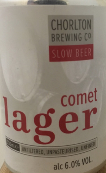 Chorlton Brewing Company Comet Lager