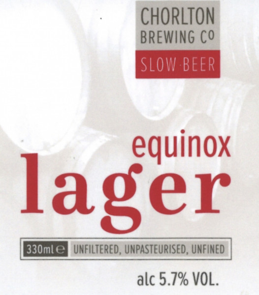 Chorlton Brewing Company Equinox Lager