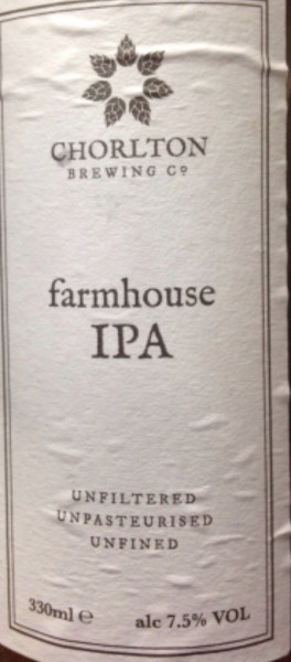 Chorlton Brewing Company Farmhouse IPA
