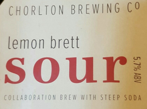 Chorlton Brewing Company Lemon Brett Sour