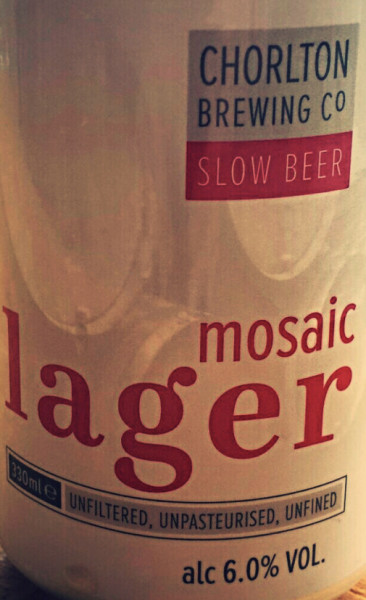 Chorlton Brewing Company Mosaic Lager