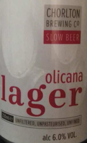 Chorlton Brewing Company Olicana Lager
