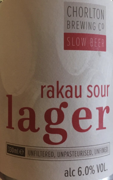 Chorlton Brewing Company Rakau Sour Lager
