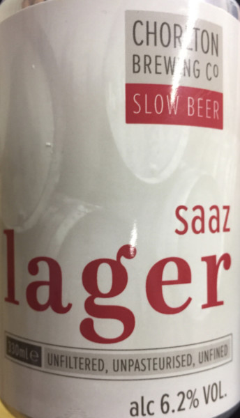 Chorlton Brewing Company Saaz Lager