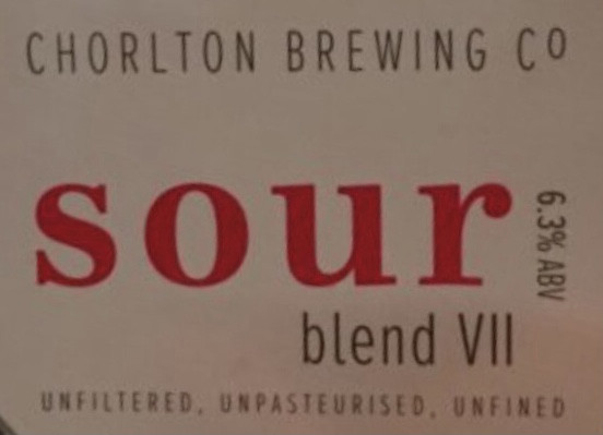 Chorlton Brewing Company Sour Blend VII