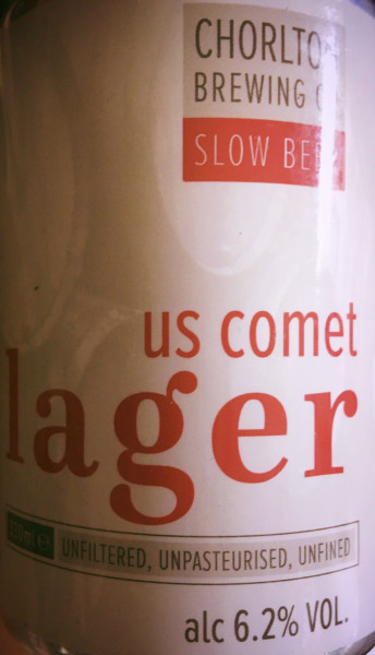 Chorlton Brewing Company US Comet Lager (6.2%)