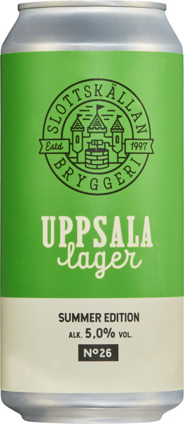 Slottskällans Bryggeri Uppsala Lager Summer Edition