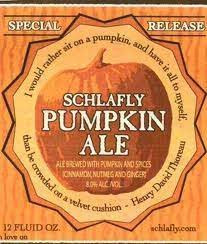 The Saint Louis Brewery (Schlafly Beer) Pumpkin Ale