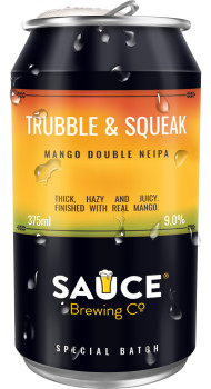 Sauce Brewing Co Trubble & Squeak Mango Double NEIPA