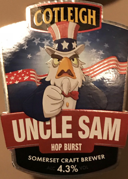 Cotleigh Brewery Uncle Sam Hop Burst
