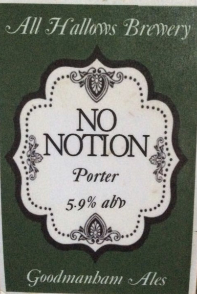 All Hallows No Notion