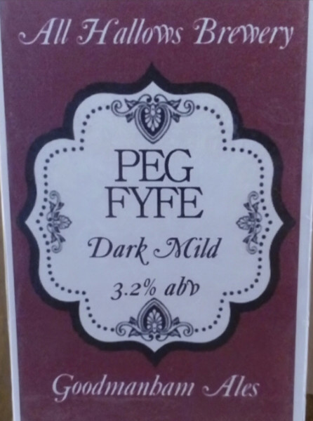 All Hallows Peg Fyfe