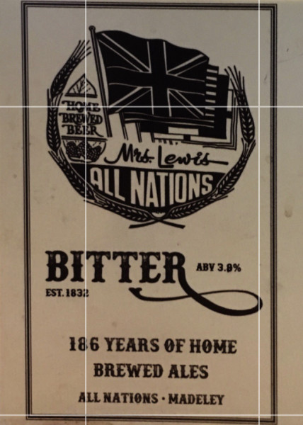 All Nations Brewpub Bitter
