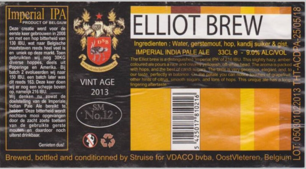 De Struise Brouwers Elliot Brew (2013)