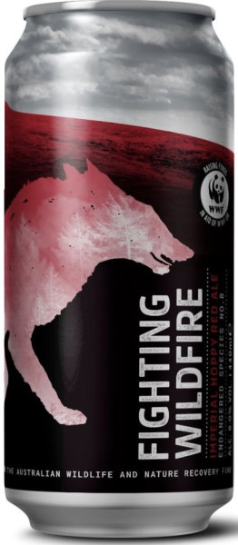 Wicklow Wolf Fighting Wildfire