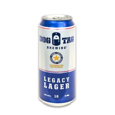 Dog Tag Brewing Legacy Lager