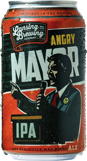 Lansing Brewing Company Angry Mayor