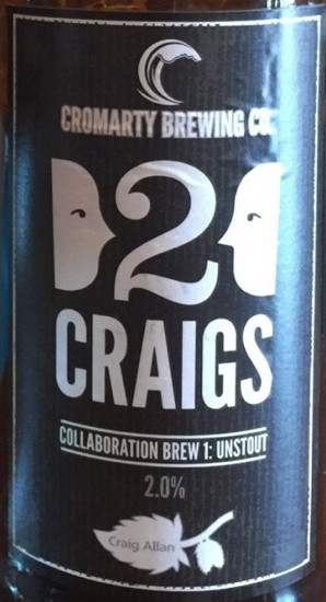 Cromarty Brewing Co. 2 Craigs Unstout