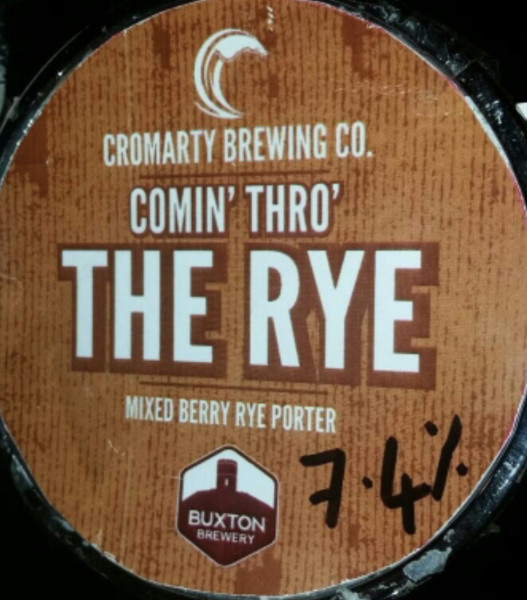 Cromarty Brewing Co. Comin' Thro' the Rye
