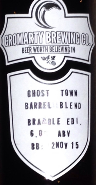 Cromarty Brewing Co. Ghost Town - Barrel Blend Bramble Edition