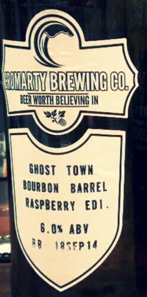 Cromarty Brewing Co. Ghost Town - Bourbon Barrel Aged Raspberry Edition
