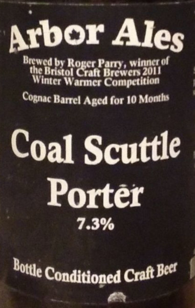 Arbor Ales Coal Scuttle Porter - Cognac Barrel