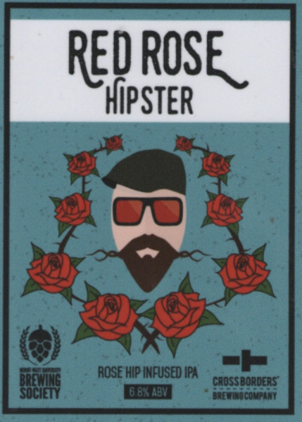 Cross Borders Brewing Company Red Rose Hipster