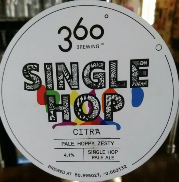 360° Brewing Company Single Hop Pale Citra