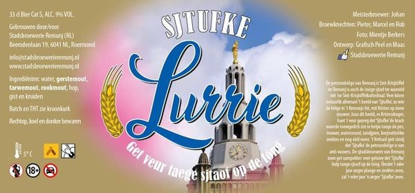 Stadsbroewerie Remunj Lurrie Sjtufke