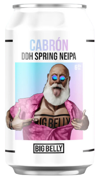 Big Belly Brewing Cabrón DDH Spring NEIPA