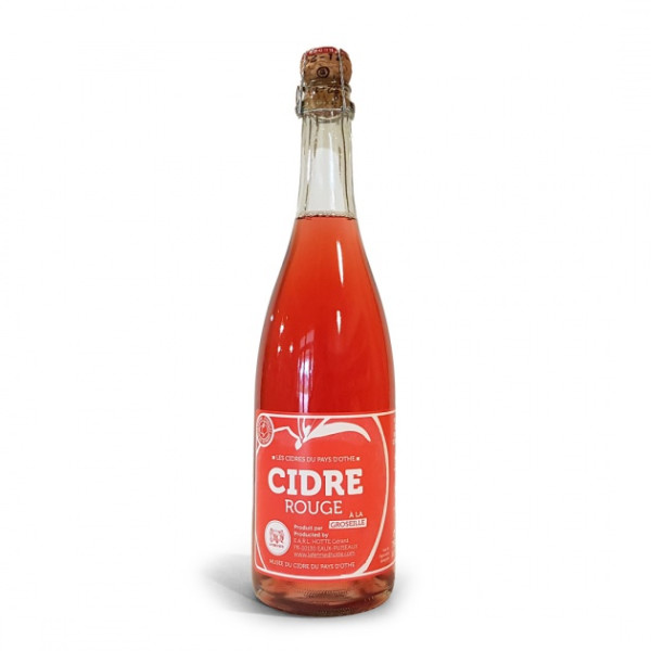 La Ferme d'Hotte Cidre Rouge à la Groseille