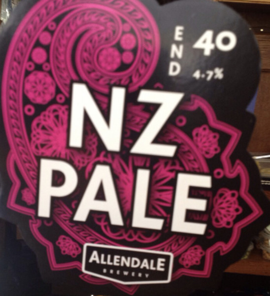 Allendale Brewery End 40 NZ Pale
