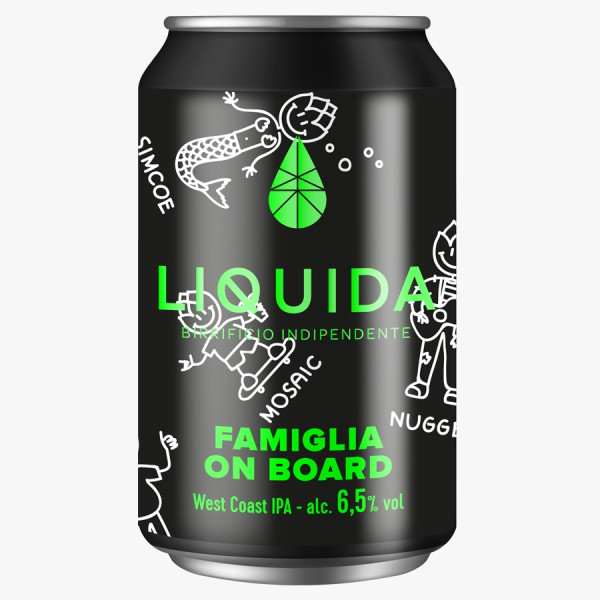 Birrificio Indipendente Liquida Famiglia On Board