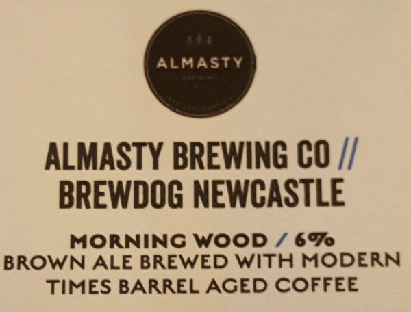 Almasty Brewing Co. Morning Wood